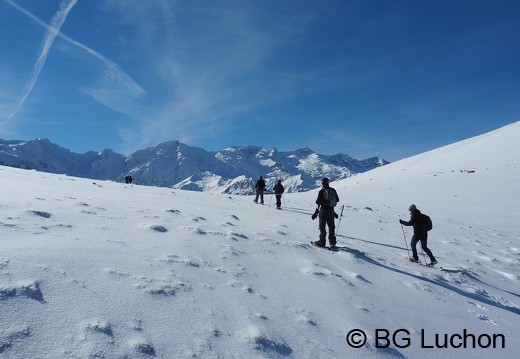 Raquettes - Journée france - Col de Barèges